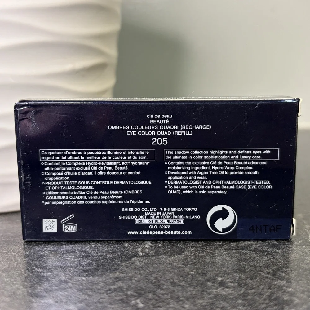 NEW Cle De Peau Shimmer Eye‎ Color Quad Refill Eyeshadow 205